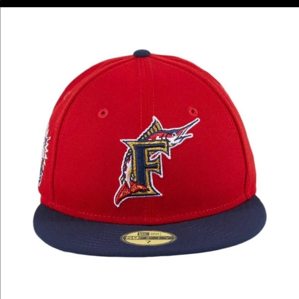 Hat Club Exclusive New Era 59Fifty M.ARLINS PATCH HAT Size (7 3/8)
